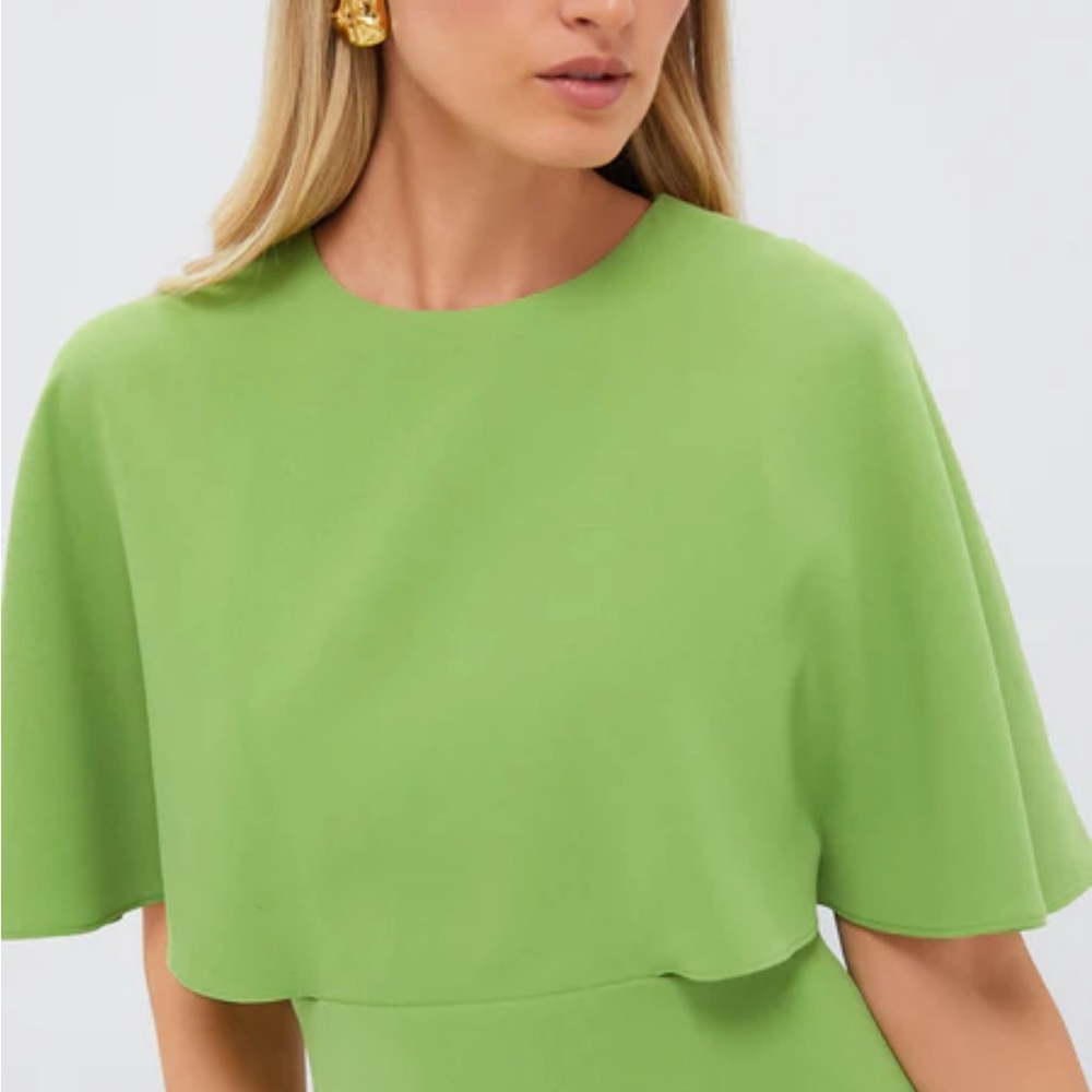 Tuckernuck Green Pistachio Cape Leah Maxi Dress